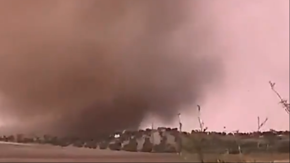 Así han sido los tornados y las fuertes lluvias en Campillos, Málaga