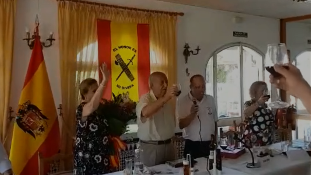 Tejero, homenajeado por Fuerza Nueva Andalucía en un acto en Málaga