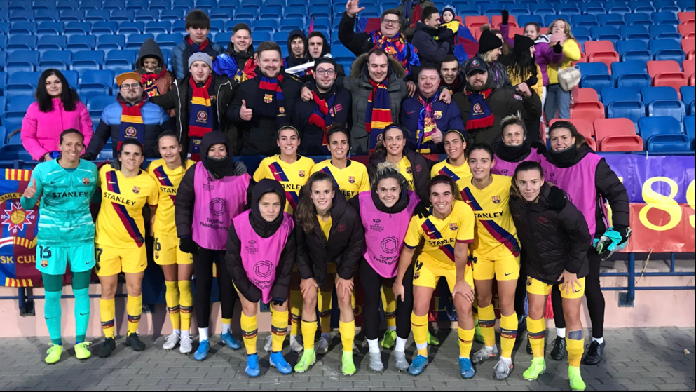 Un Barça renovado cumple el trámite en Minsk y se mete en cuartos de final de la Champions