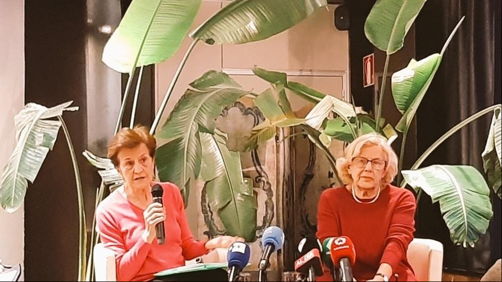Carmena descarta volver a la política en la presentación de su plataforma