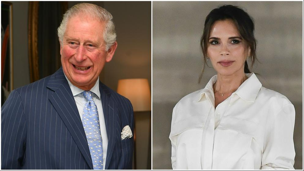 Codazo de Carlos de Inglaterra a Victoria Beckham