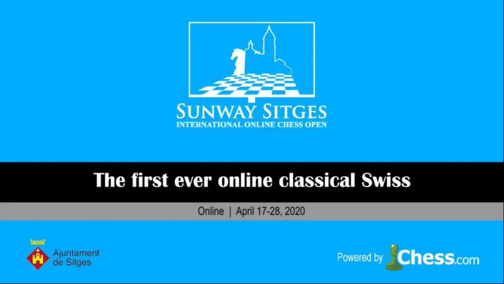 El Sunway Sitges, primer torneo online de la historia a ritmo clásico