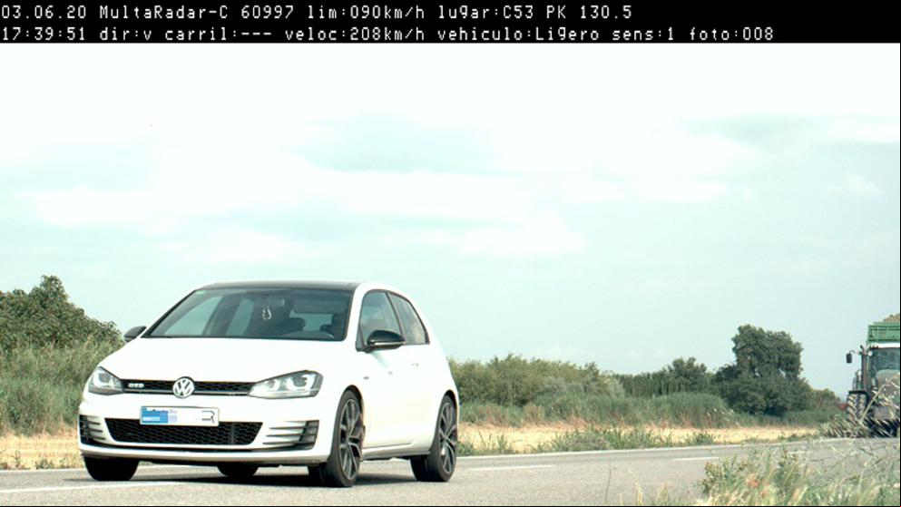 Denuncian un conductor de Balaguer que circulaba a 208 km/h en la C-53