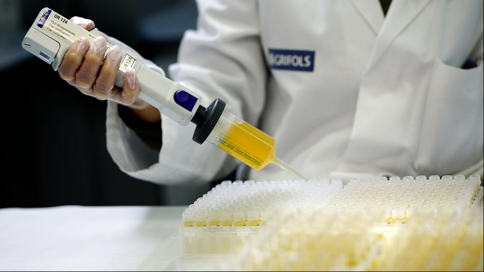 Grifols inicia la producción de inmunoglobulina hiperinmune contra la Covid-19