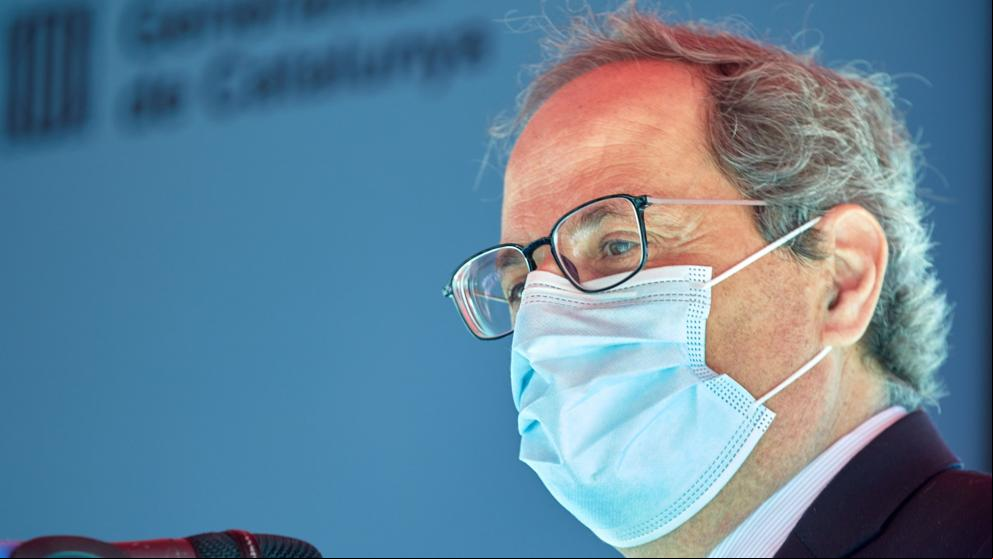 Torra prevé tomar medidas “más drásticas” si continúa la evolución de contagios en Catalunya