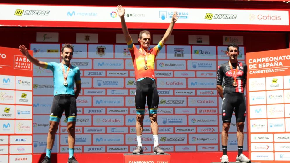 Luis León Sánchez, campeón de España a los 36 años