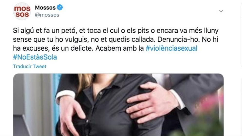 ERC carga contra Interior por un tuit contra el acoso sexual tras el informe sobre Alfred Bosch