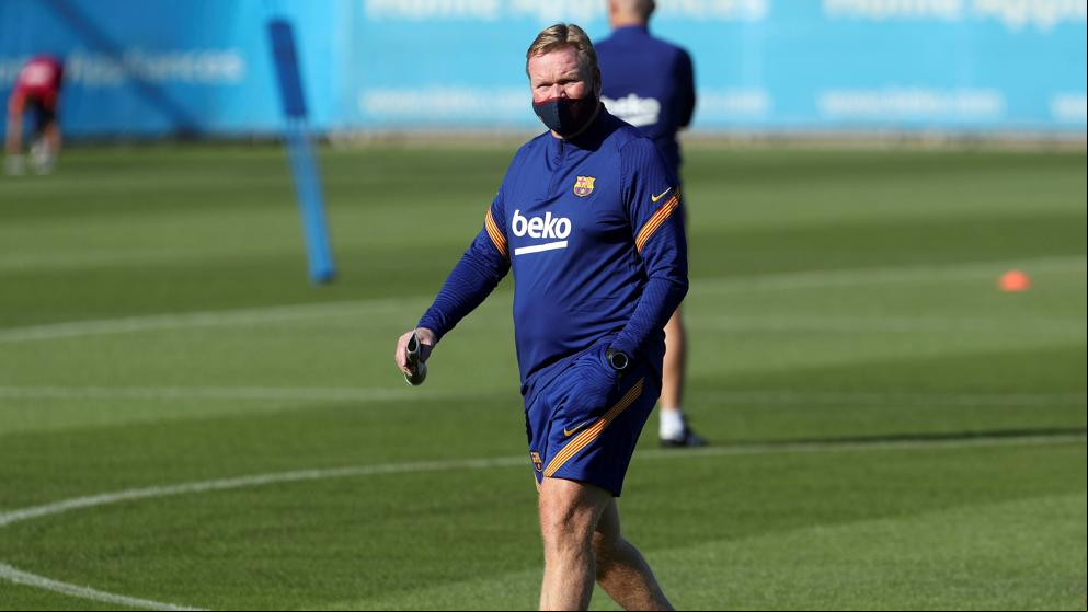 Tercer entrenamiento del FC Barcelona sin Messi, Vidal y Suárez