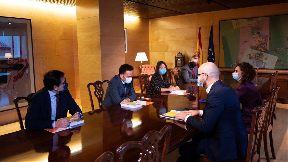 Ciudadanos se muestra optimista tras su primera reunión con el Gobierno para negociar los presupuestos