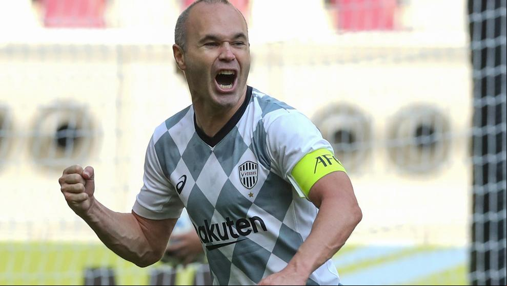 Iniesta brilla con el Vissel Kobe en la Champions de Asia